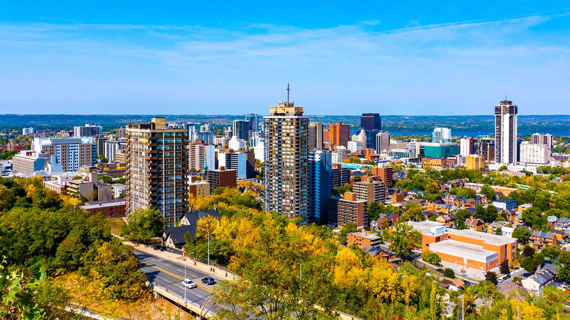 Skyline image of the city of Hamilton, Ontario